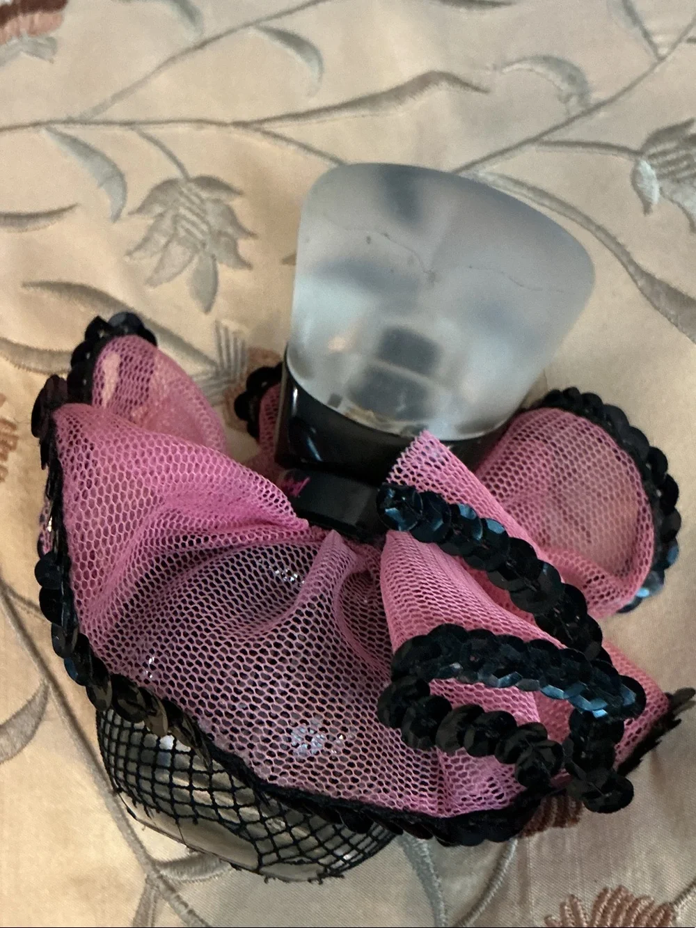 Black & Pink Decorative Bath Bomb Holder - Women Bath & Body- Rmpty